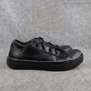 Tredsafe Shoes Womens 8W Casual Sneakers Workwear Slip Resistant Lace Up Black
